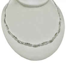 GARGANTILLA ENLACES PLANCHADA CON CARDANO - PLATA .925