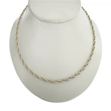 SET JUEGO GARGANTILLA Y PULSERA ENLACES BI COLOR - PLATA.925