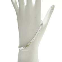 PULSERA PLANCHADA DOBLE VISTA  - PLATA .925