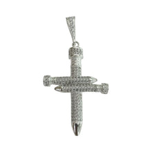 DIJE CRUZ CLAVOS MEDIANA - PLATA .925