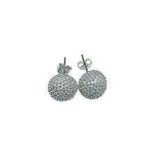 BROQUEL BOLA CON BALÍN EN PASTA - PLATA .925