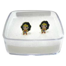 BROQUEL SÚPER HÉROE MUJER MARAVILLA ESMALTADO - ORO 10K