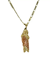 CADENA CON SAN JUDAS TADEO  DETALLES ORO ROSA - ORO 10K