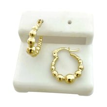 ARRACADA DISEÑO BOLEADO - ORO 10K