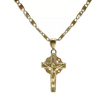 CADENA CON CRISTO TROQUELADO MOD. 1 - ORO 10K