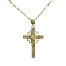 CADENA CON CRISTO TROQUELADO MOD. 2 - ORO 10K