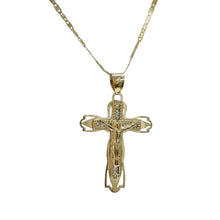 CADENA CON CRISTO TROQUELADO MOD. 4 - ORO 10K