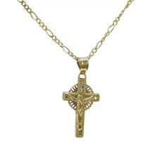 CADENA CON CRISTO TROQUELADO MOD. 5 - ORO 10K