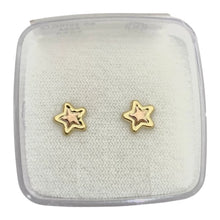 BROQUEL ESTRELLA BI COLOR - ORO 10K