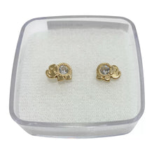 BROQUEL ELEFANTE PIEDRA - ORO 10K