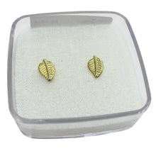 BROQUEL HOJA - ORO 10K