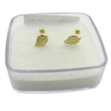 BROQUEL HOJA - ORO 10K