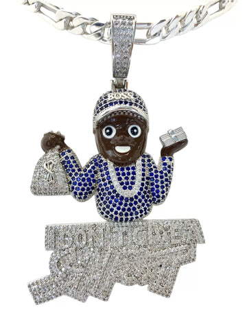 DIJE NEGRO BOSS AMULETO ABUNDANCIA - PLATA .925