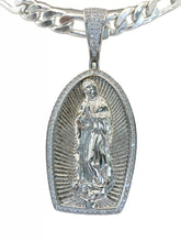DIJE VIRGEN GUADALUPE PLACA GRANDE IT - PLATA .925