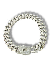 PULSO MÓNACO CH - BARBADO CUBANO ITALY - 10 mm - PLATA .925