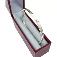 ARO CUADRADO TIPO LOVE DE CART - PLATA .925