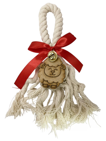 ADORNO BENDICIÓN SOGA CON BORREGO MDF