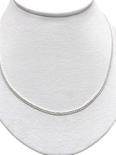 CADENA BARBADA 60 cm x 2 mm - PLATA .925