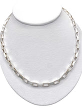 CADENA RECTANGULO 60 cm x 4 mm - PLATA .925