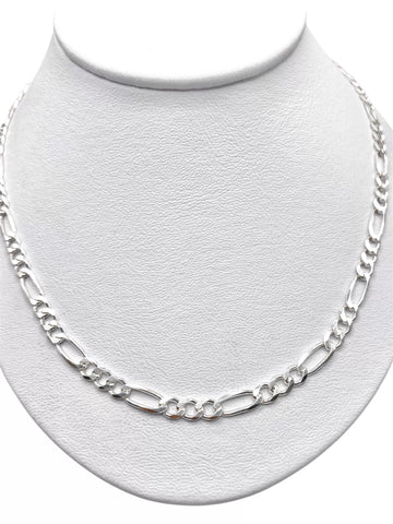 CADENA FIGARO CART 65 cm x 5 mm - PLATA .925