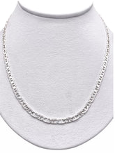 CADENA GUCHI  DIAMANTADA 60 cm x 3.5 mm - PLATA .925