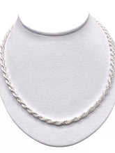 CADENA TORZAL 60 cm x 4 mm - PLATA .925