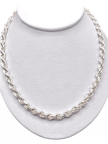 CADENA TORZAL 65 cm x 6 mm - PLATA .925