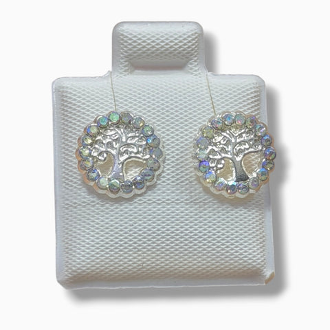 BROQUEL ARBOL DE LA VIDA TORNASOL - PLATA .925