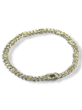 PULSO ARCADE  DIAMANTADO - 16 cm X 4 mm - ORO 10K
