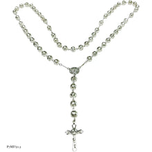 ROSARIO BOLA CALADA 7 MM - VIRGEN DE GUADALUPE - PLATA .925