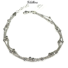 TOBILLERA TRIPLE CADENITA - PLATA .925