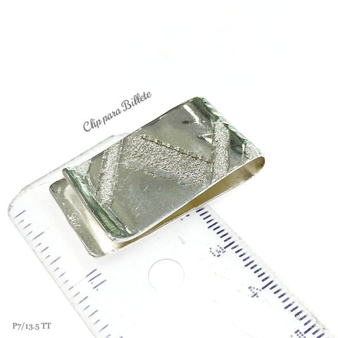 CLIP PARA BILLETES GRANDE -  PLATA .925