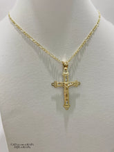 CADENA CON CRISTO TROQUELADO MOD. 3 - ORO 10K