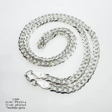 CADENA DOBLE ROMBO 5 mm - PLATA .925