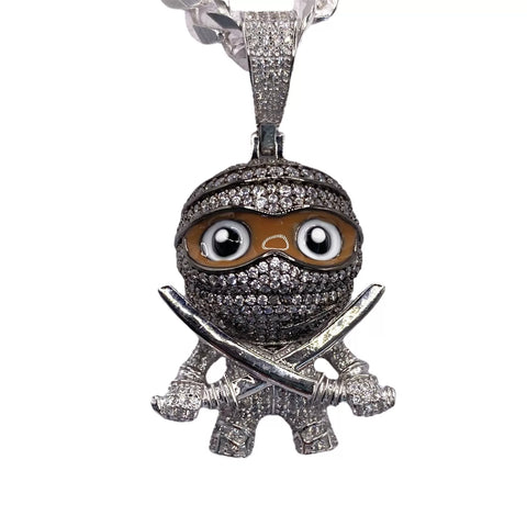 DIJE TORTUGA NINJA - PLATA .925