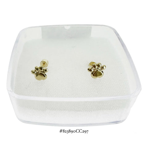 BROQUEL HUELLA DE PERRO - ORO 10K