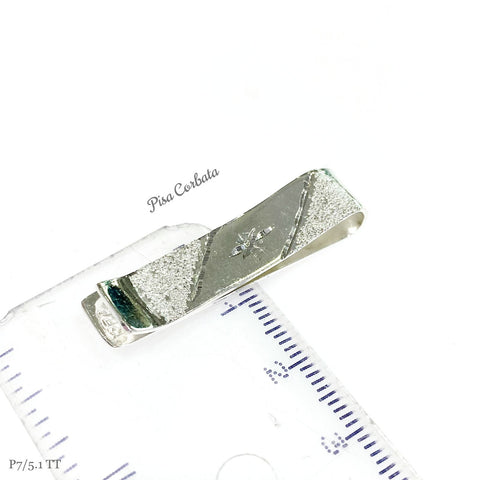 PISA CORBATA DIAMANTADO - PLATA .925