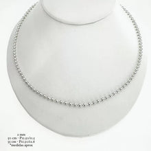 CADENA BOLEADA 2 mm - PLATA .925