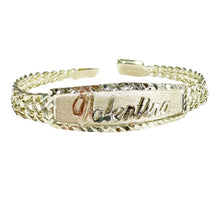 LETRAS RESALTADAS DE ORO - EN ESCLAVA DE ORO