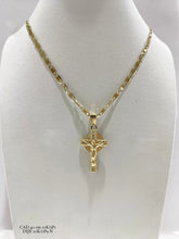 CADENA CON CRISTO TROQUELADO MOD. 1 - ORO 10K