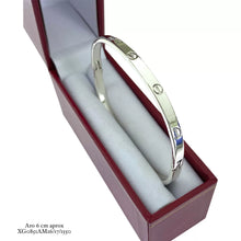 ARO CUADRADO TIPO LOVE DE CART - PLATA .925