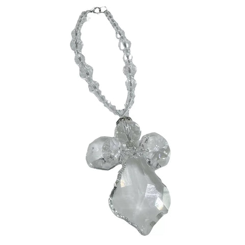 ANGEL DE CRISTAL PARA RETROVISOR GRANDE - BLANCO