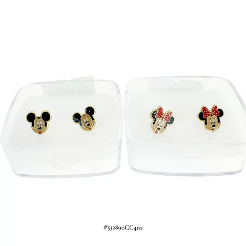 BROQUEL MINNIE Y MICKEY ESMALTADO
