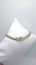 PULSO BARBADO EDGE - Broche piedra - 18 cm x 5 mm - ORO 10K