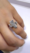 ANILLO DE CACTUS PLATA PAVONADA - PLATA .925