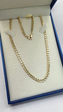 CADENA BARBADA - 4.5 MM  x 55 CM - ORO 10K