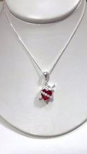 CADENA CON DIJE SAGRADO CORAZON DE JESUS -  MODELO 1 - PLATA .925
