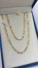 CADENA FÍGARO CÁRT - 4 MM - ORO 10K