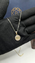 CADENA CON MEDALLA SAN BENITO - 1.3 CM - 50 CM LARGO - ORO 10K