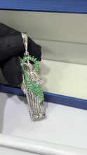 DIJE SAN JUDAS TADEO CIRCONIA VERDE ITA- PLATA .925